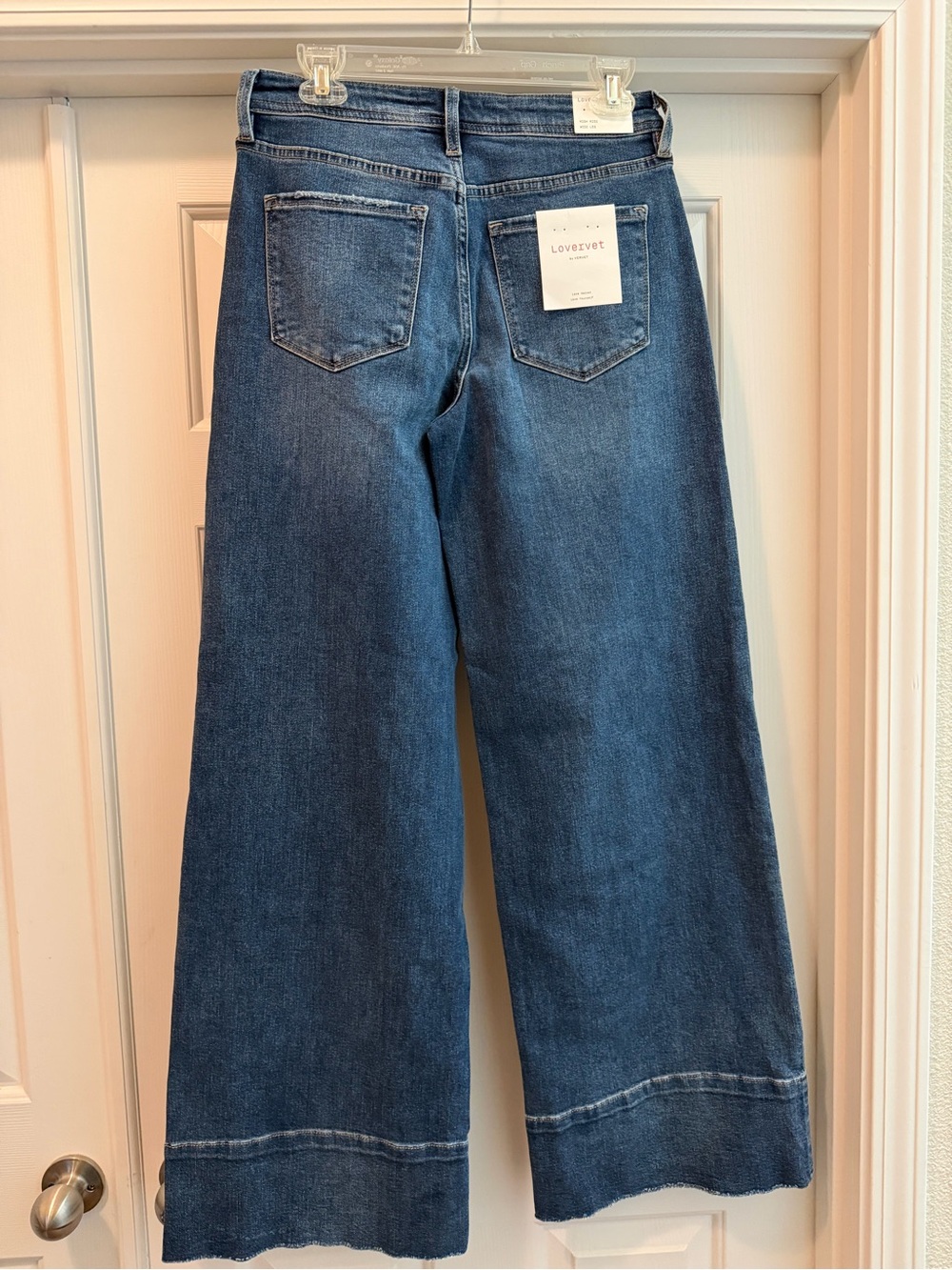 Vervet Lovervet High Rise Wide Leg Jeans Size 27/5 NWT - Picture 2 of 5